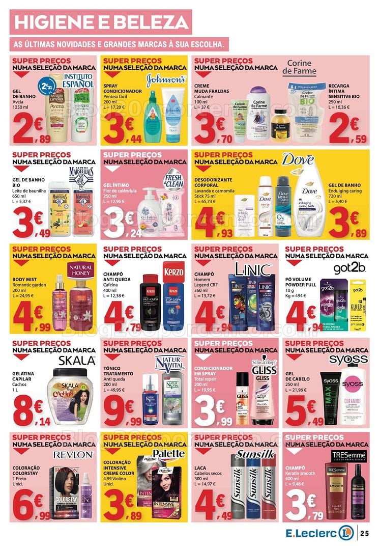 Antevisão Folheto E-LECLERC Promoções de 24 a 30 setembro
